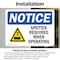 Signmission Safety Culture Sign, 7 in Width, Vinyl Decal, Rectangle OS-2PACK-NS-D-57-L-18389 - alternate 3